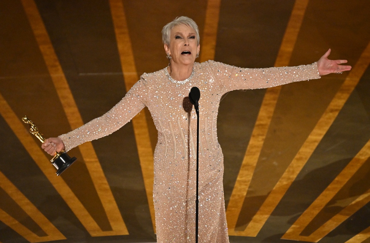 A night full of success for actress Jamie Lee Curtis who has won her first Oscar at the age of 66