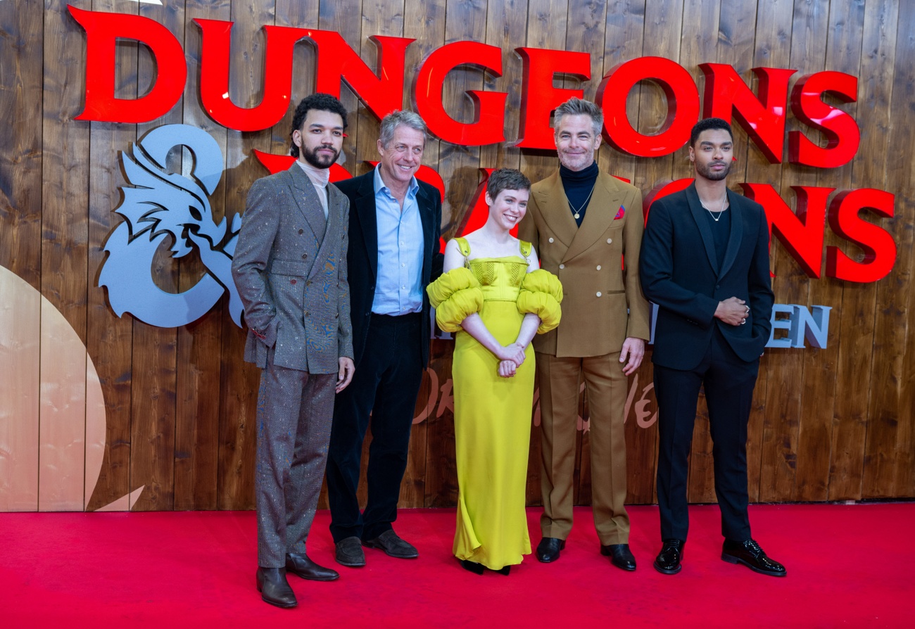 Chris Pine, Hugh Grant und Regé.Jean Page glänzen bei der Berliner Premiere von »Dungeons and Dragons: Honor Among Thieves»